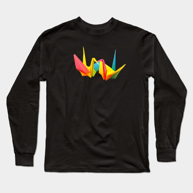 Origami love Long Sleeve T-Shirt by Illusory contours